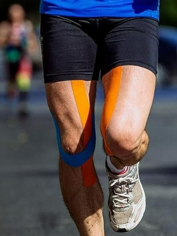 Kinesiology Tape – Adhesive Muscle Support Tape for Pain Relief and Injury Recovery