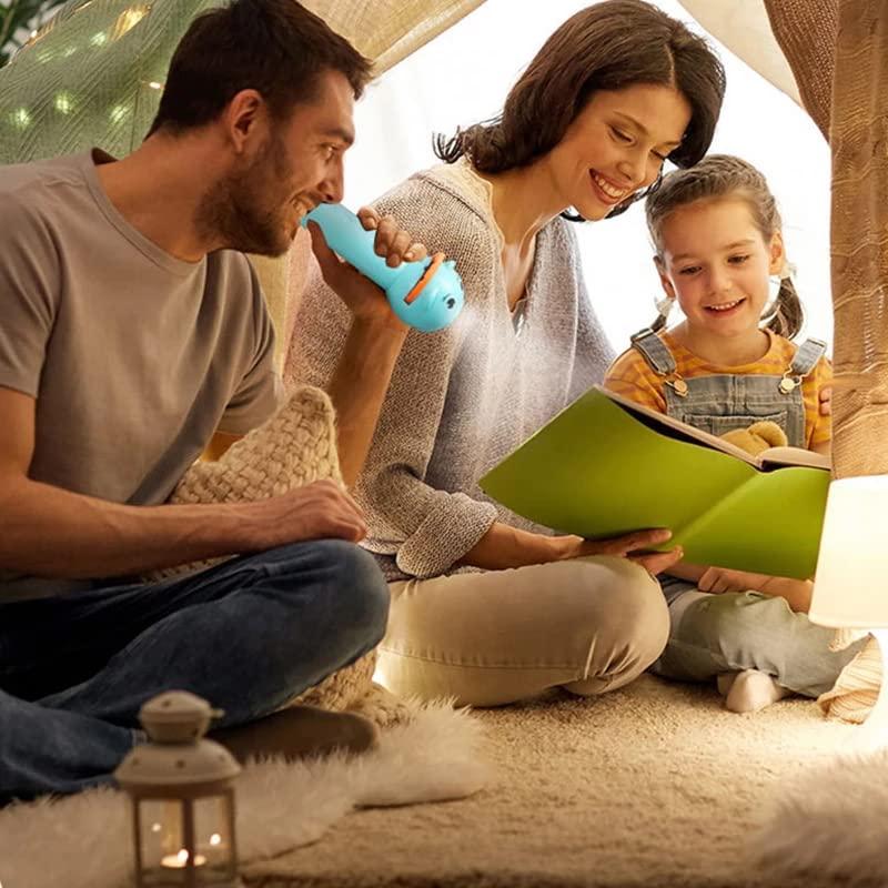 Slide Flashlight Torch Educational Projector Toy for Kids – Fun Learning & Sleep Companion