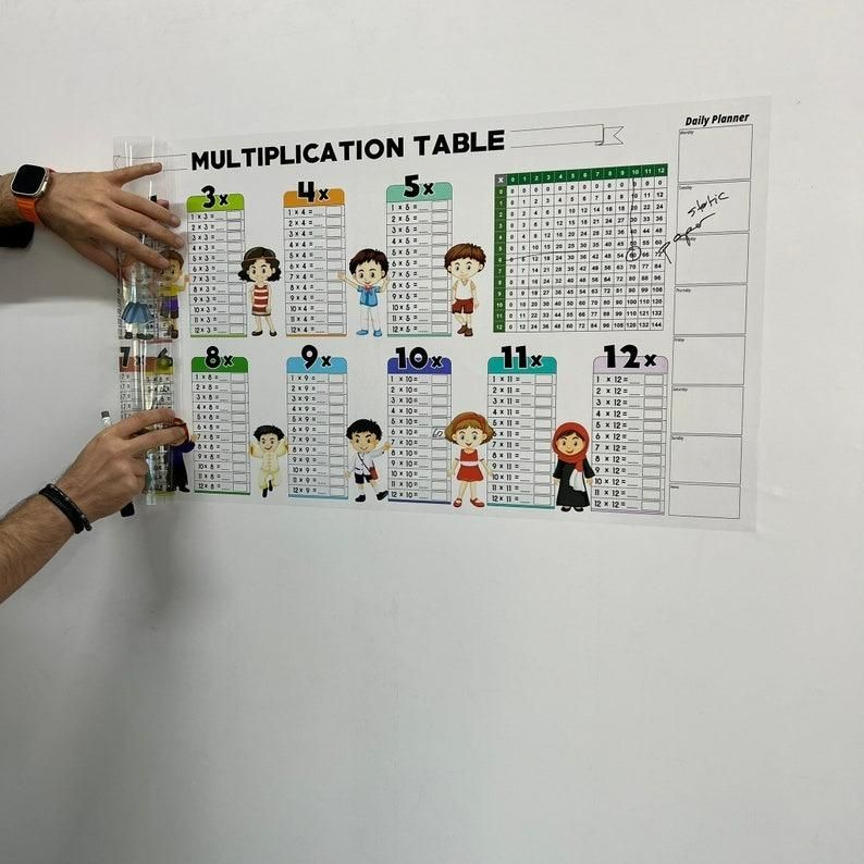 Reusable Mathematic Practice Sheet for Kids – Fun & Engaging Learning Tool