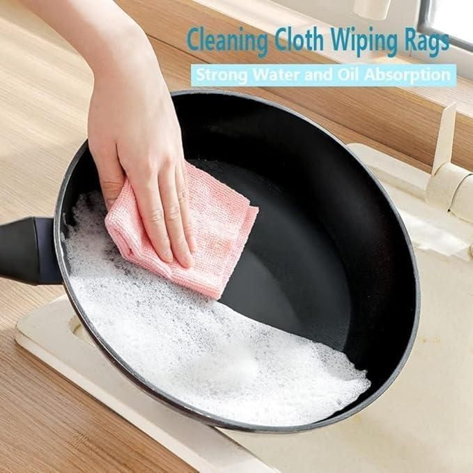 Microfiber Cleaning Cloth – Pack of 20 PCS in Dispenser Box