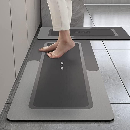 2 Pcs Anti-Slip Kitchen Mat Set – Waterproof, Absorbent & Easy to Clean