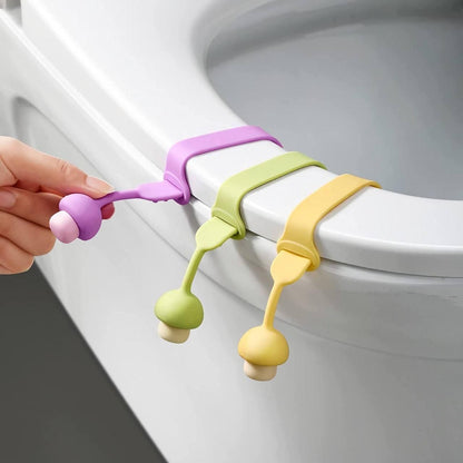 Silicone Toilet Seat Lifter – Pack of 4 Touch-Free Handles for Hygienic Use