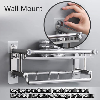 Heavy‑Duty Adhesive Wall Hooks – Drill‑Free, Waterproof & Ready for Every Room
