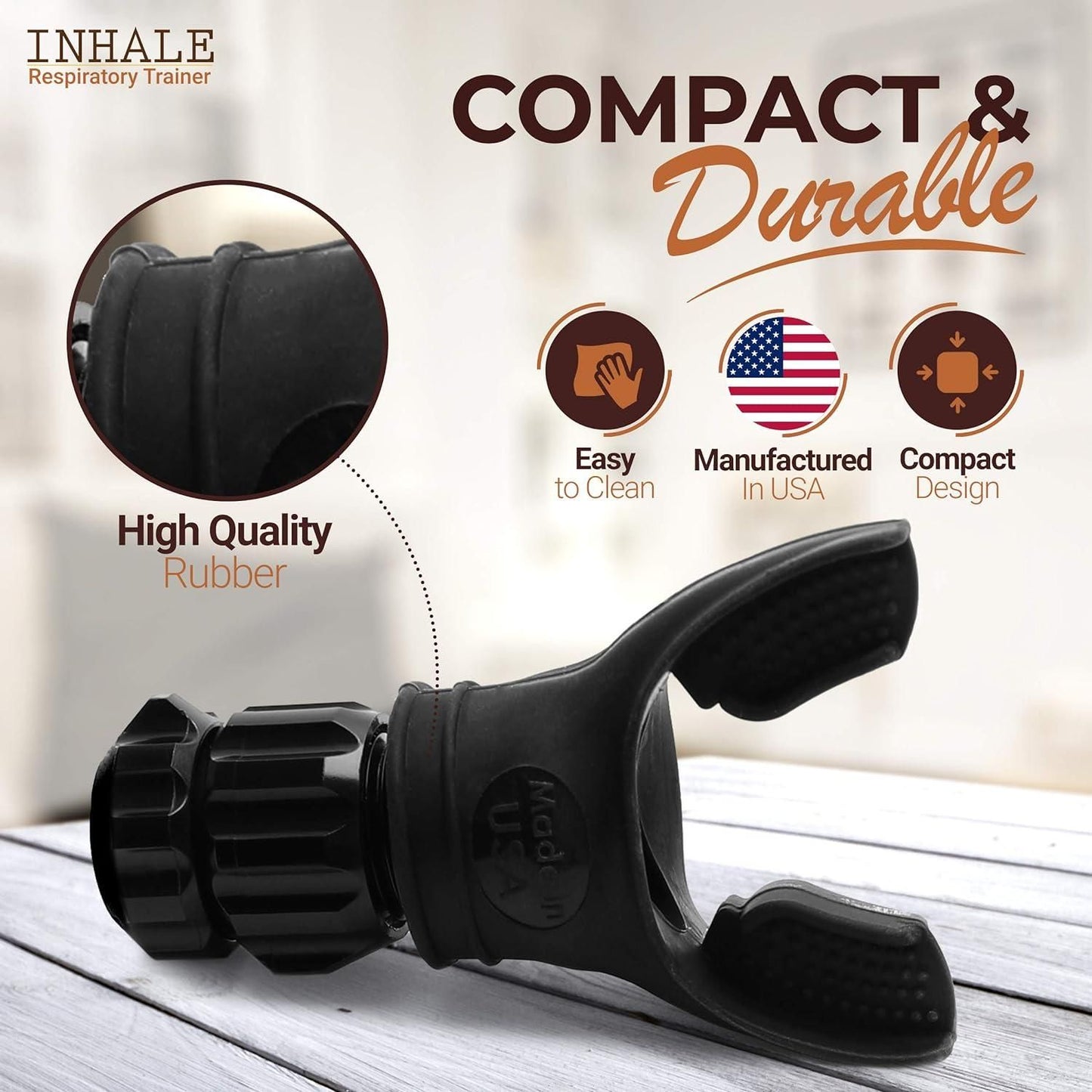 Breathing Exercise Device – Lung Capacity Trainer for Fitness & Respiratory Health