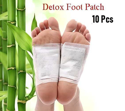 Detox Foot Patches Pads for Body Stress Relief – Natural Cleansing (Set of 10)