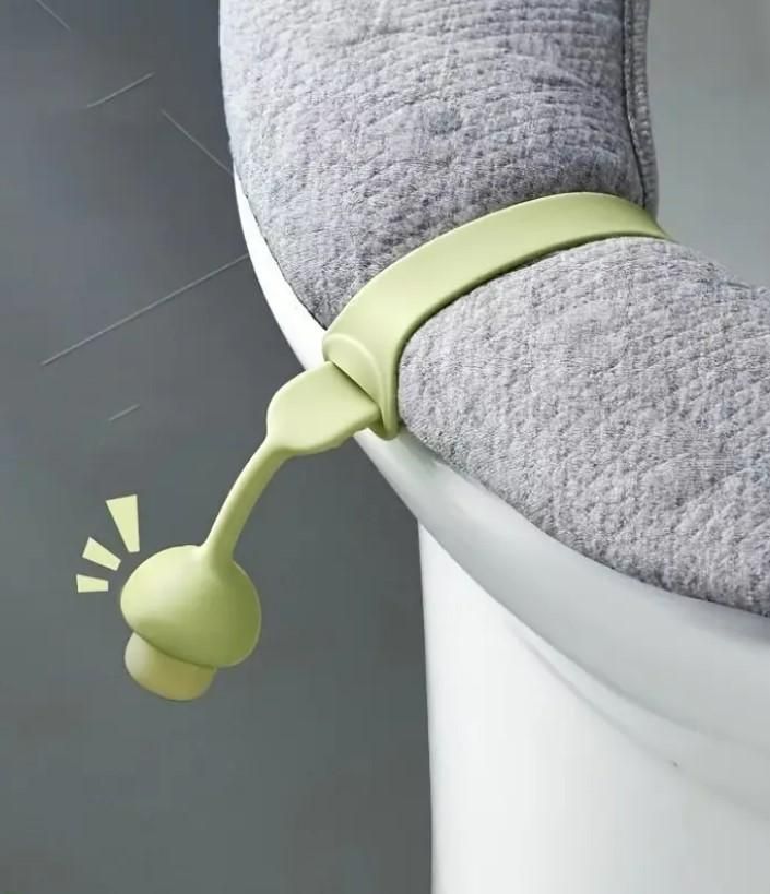 Silicone Toilet Seat Lifter – Pack of 4 Touch-Free Handles for Hygienic Use