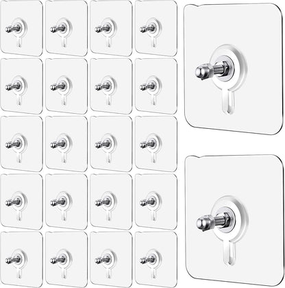 Heavy‑Duty Adhesive Wall Hooks – Drill‑Free, Waterproof & Ready for Every Room