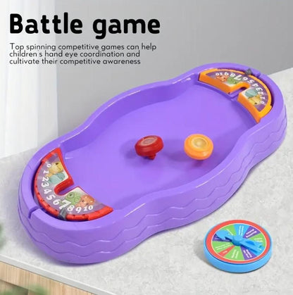 Dino Battle Gyro Spinning Toys & Fun Board Game for Kids – Action-Packed Playset