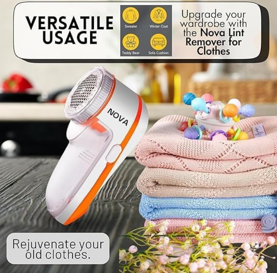Portable Lint Remover & Fabric Shaver