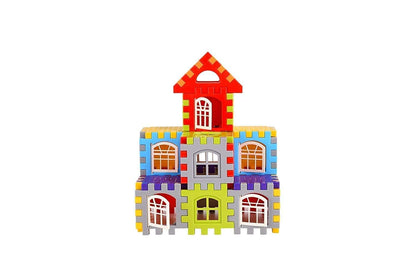 Multicolor Building Blocks for Kids – 50 Pcs Creative Construction Set with Windows